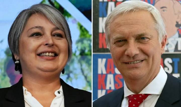 Jeannette Jara y José Antonio Kast van a segunda vuelta para presidenciales en Chile