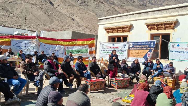 Mimang-si-sJabstok Campaign Commences at Khardong Village under the Chairmanship of Tehsildar Diskit, Sh. Tufail Iqbal, JKAS