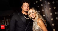 Chiefs’ power couple Patrick Mahomes and Brittany Mahomes celebrate their partnership with custom "his and hers" fitness tracker bands