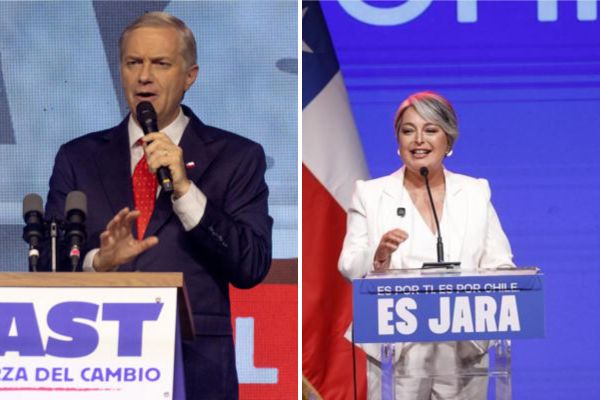 Kast y Jara se disputarán la presidencia de Chile en pleno aumento de la ultraderecha