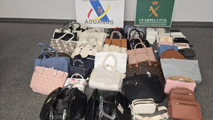 Interceptados en Vigo 60.000 bolsos falsos que imitaban modelos de firmas de lujo