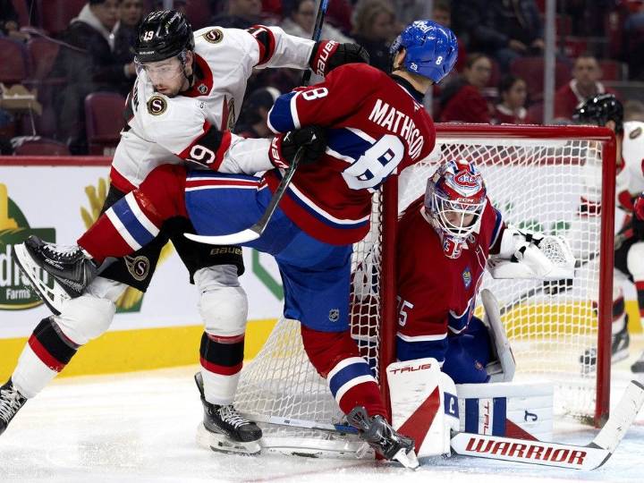 Ottawa Senators lose in OT to Montreal Canadiens