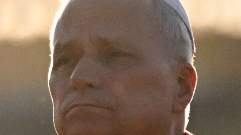 Pope Leo prays at ancient sunken basilica