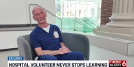 Hospital volunteer never stops learning