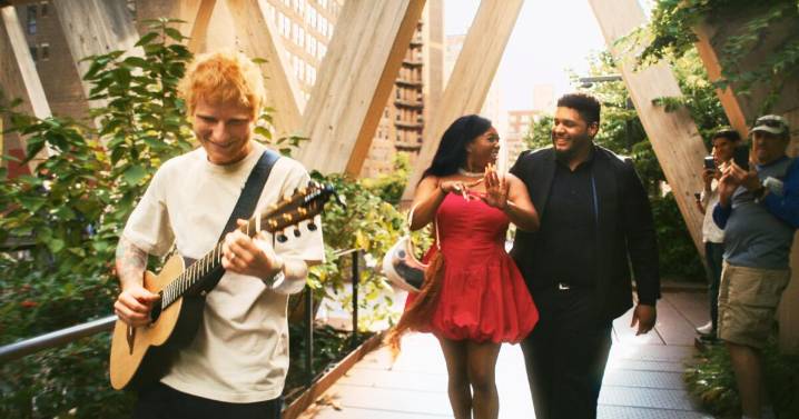 How Ed Sheeran ended up crashing somebody's proposal in New York