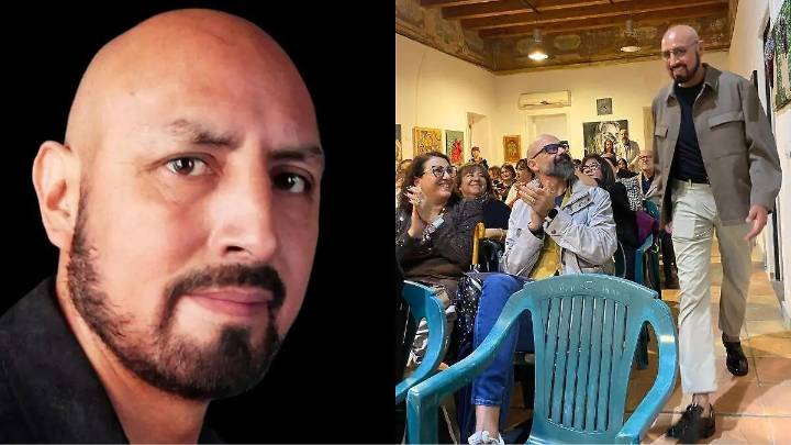 Onésimo Ávila recibe Premio a la Trayectoria en muestra de arte contemporáneo en Italia