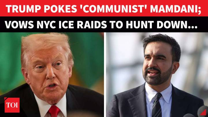 Trump Takes Aim At Mayor-Elect Mamdani; Defends ICE Raids In New York