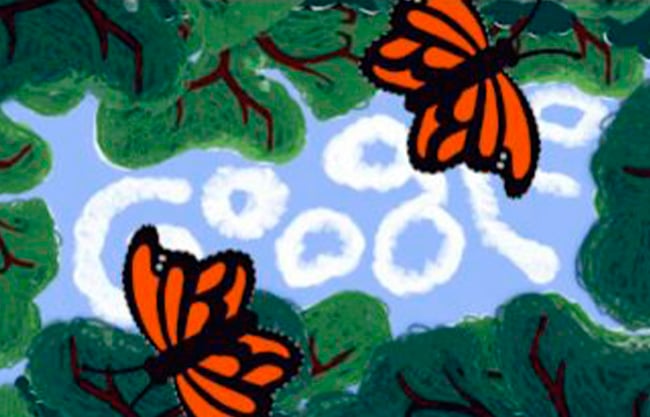 Google homenajea llegada de mariposa monarca a México tras su larga migración otoñal