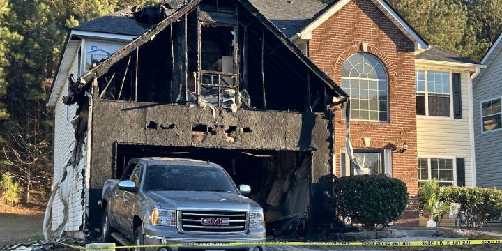 Hiram police officer’s home catches fire on Thanksgiving morning