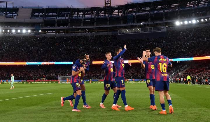 En su regreso al Camp Nou Barcelona triunfa ante el Athletic Club