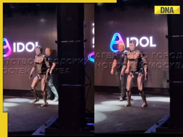 Watch: Russia’s new AI robot stumbles and falls during its grand unveiling in Mo
