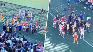 Hasta un hincha agredió a un jugador: Las imágenes del escandaloso final del partido que definió el título de la Primera B U.de Concepción goleó a Copiapó.