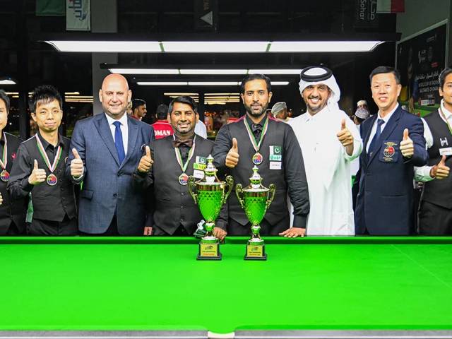 Pakistan's Muhammad Asif and Asjad Iqbal clinch IBSF World Cup Team Snooker 2025 title