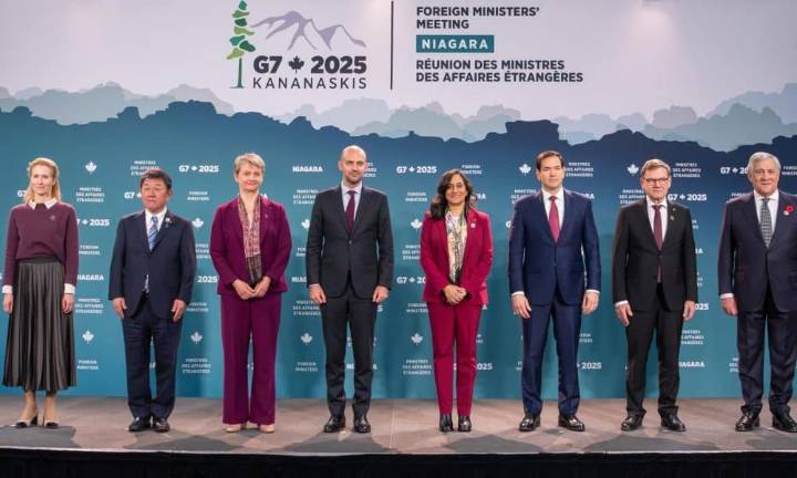 El G7 trata Ucrania y Gaza pero evita hablar de los ataques a lanchas en el Caribe