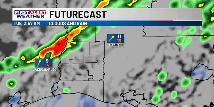 FIRST ALERT FORECAST: Spotty showers return Monday, storms possible Monday night