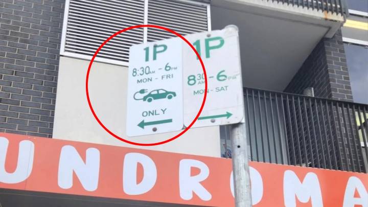 'Blood-boiling': Tesla owners fire up over perplexing parking sign