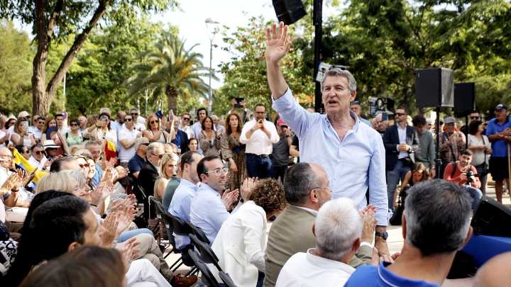 En las manifestaciones del PP, mucho ruido y pocas nueces: del "mayor acto político vivido" a los 8.000 contra la amnistía