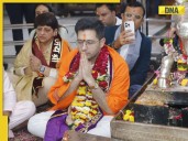 Raghav Chadha visits Mahakal temple to seek blessings for his newborn with Parin