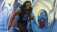 Lions RB Jahmyr Gibbs may have won Halloween with full Avatar body paint costume