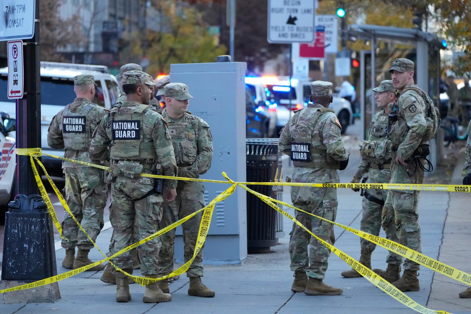 AP reporter describes scene where two National Guard members were shot