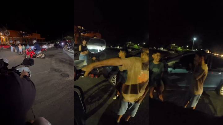 Un gesto que emociona: un motociclista santiagueño busca a unos niños para sorprenderlos con un regalo