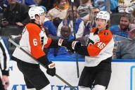 Travis Sanheim scores in OT to rally Flyers past Blues
