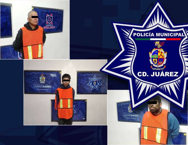 Detienen a tres prófugos de la justicia