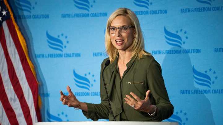 Ashley Hinson says take vaccine advice from doctors amid CDC changes