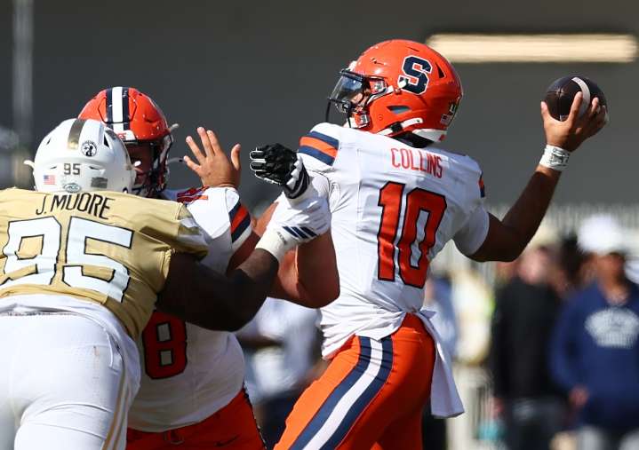 Syracuse football vs. Miami (Overheard after practice)