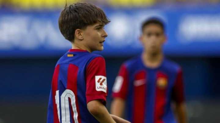 La perla del Barça de 13 años que comparan con Messi y los expertos consideran como la próxima estrella del fútbol español