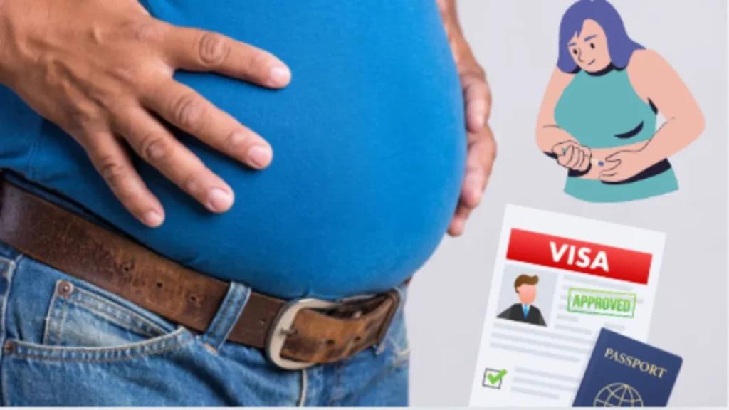 Obesidad y diabetes, entre las enfermedades que podrían ser motivo de rechazo para visas