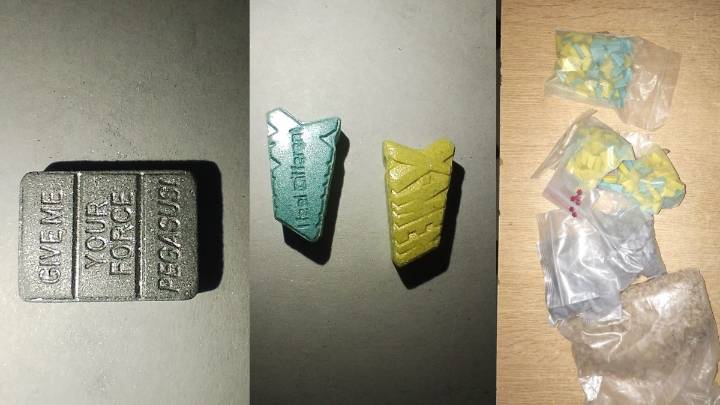 "Give me your force y X-Men": las pastillas del operativo donde incautaron más de 500 dosis de éxtasis