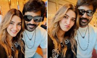Kriti Sanon Shares Cool Seflies With Dhanush Ahead of 'Tere Ishk Mein'