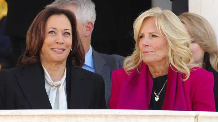 Kamala Harris & Jill Biden's Tension Is Clear At Dick Cheney's Funeral