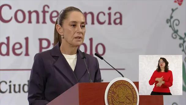 Sheinbaum presenta denuncia por acoso en el Centro Histórico