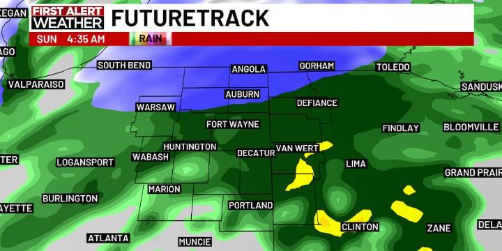 First Alert Forecast: Tracking Friday rain, taste of winter before next week