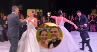 Natalia Salas, su esposo Sergio Coloma y su hijo emocionan con su espectacular baile en su boda religiosa La actriz y su pareja cumplieron un sueño más: su primer baile como esposos junto a su hijo al