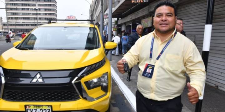 Habilitan nuevo paradero exclusivo para taxis amarillos en Mesa Redonda