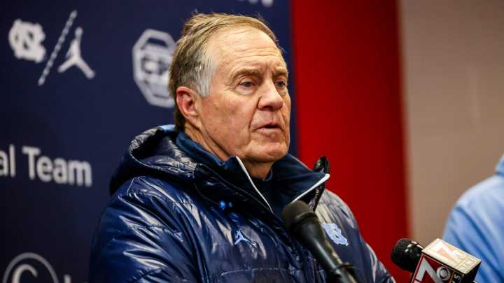 Bill Belichick postgame press conference after UNC football loss at NC State