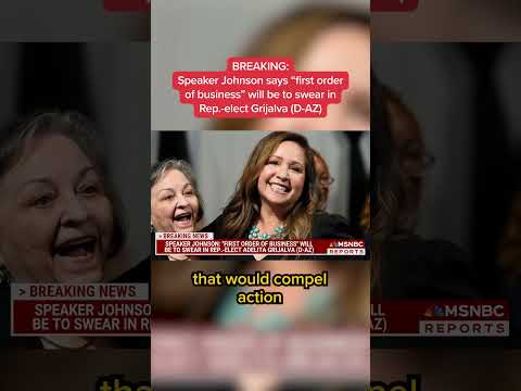 Speaker Johnson says 'first order of business' will be to swear in Rep.