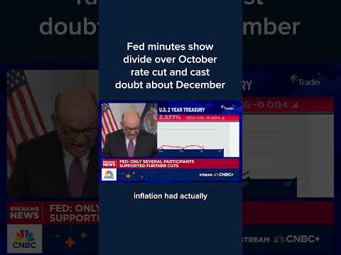 Fed minutes show divide over October rate cut and cast doubt about December