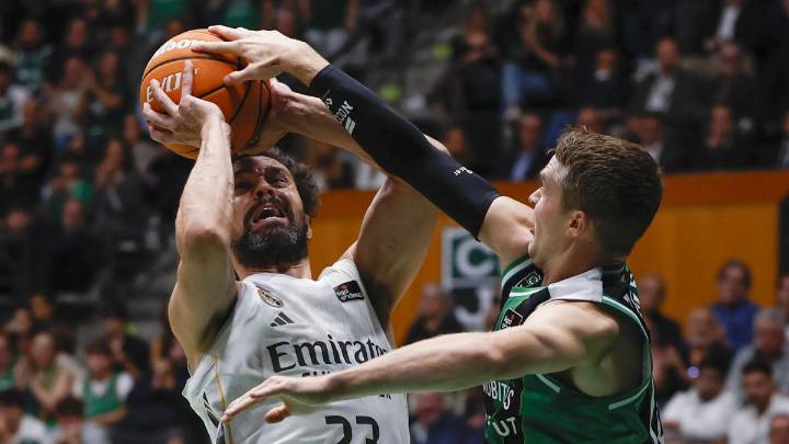 El Real Madrid se impone al Joventut en un apasionante choque en el Olímpic