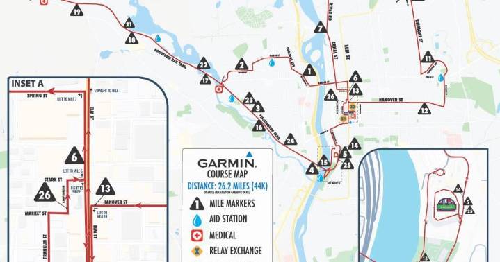 Road closures announced for Manchester marathon