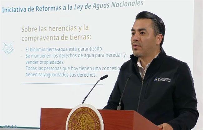 Conagua niega que reforma a la Ley de Aguas impida heredar derechos de agua