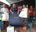 Primeras familias afectadas por el invierno recibieron ayudas humanitarias