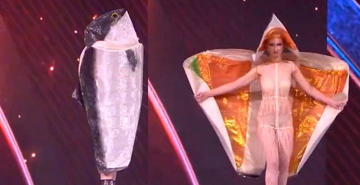 Miss Noruega sorprende en Miss Universo con traje de salmón [VIDEO]