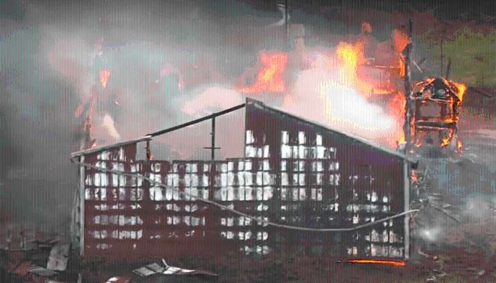 Breaking News: Fire destroys barn in Taneytown