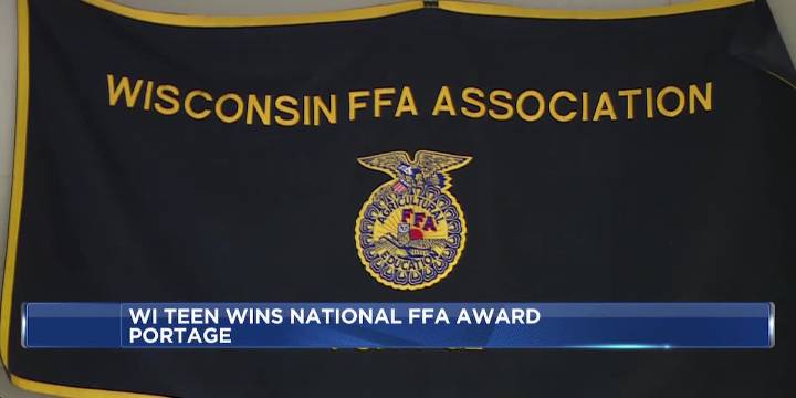 Portage student recognized as Future Farmers of America champion, addresses mental health