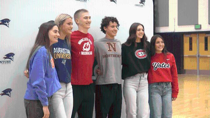 Six Century Patriots sign with college teams across three sports