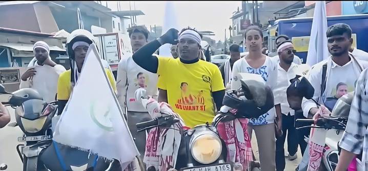 AASAA launches massive bike rally across Assam, Demanding Justice for Adivasi Community